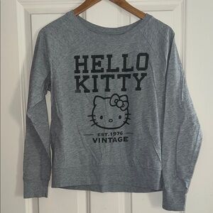 Hello Kitty Gray Long Sleeve Tee